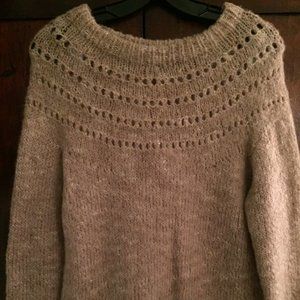 Women's Aran Style Sweater